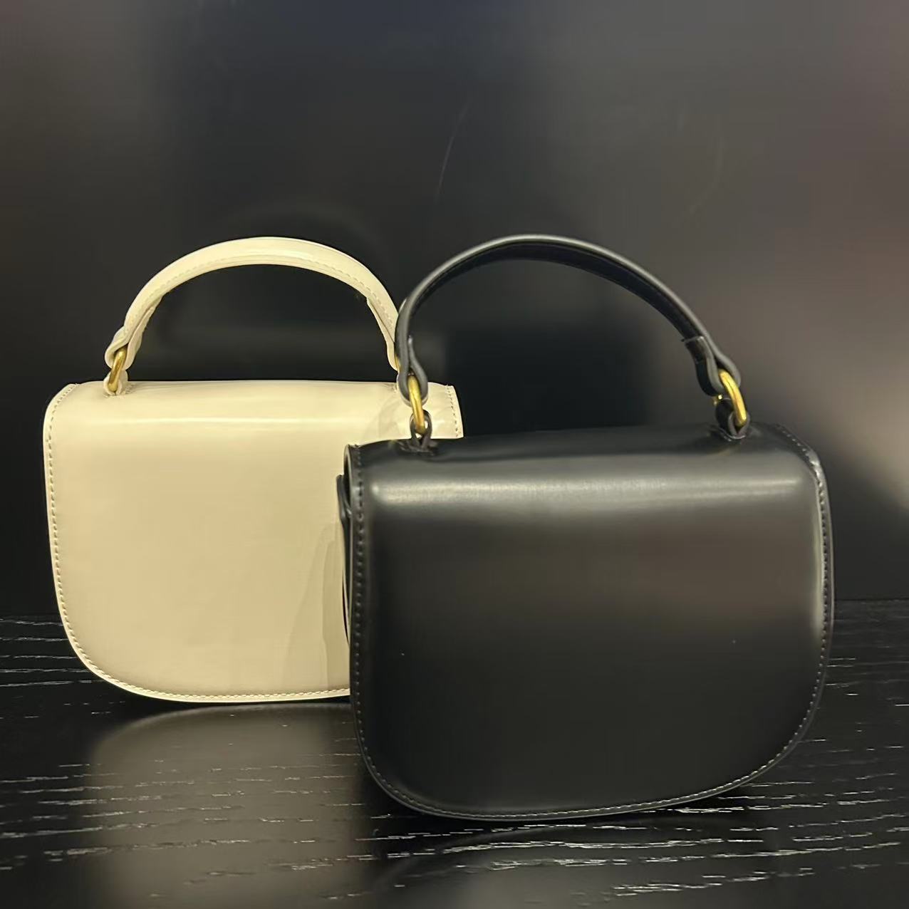 COCO DICV2025新款高端定制时尚女包 K手提二代 红黑白色