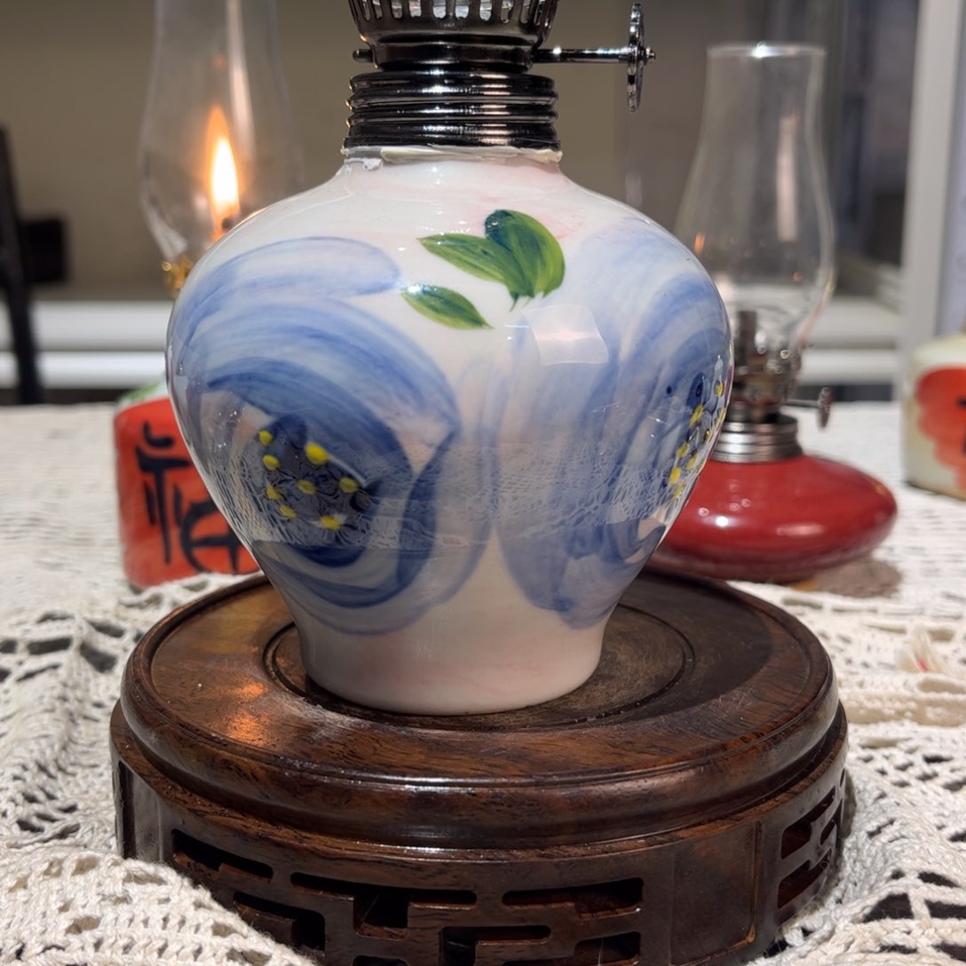 摆件景德镇陶瓷香薰灯