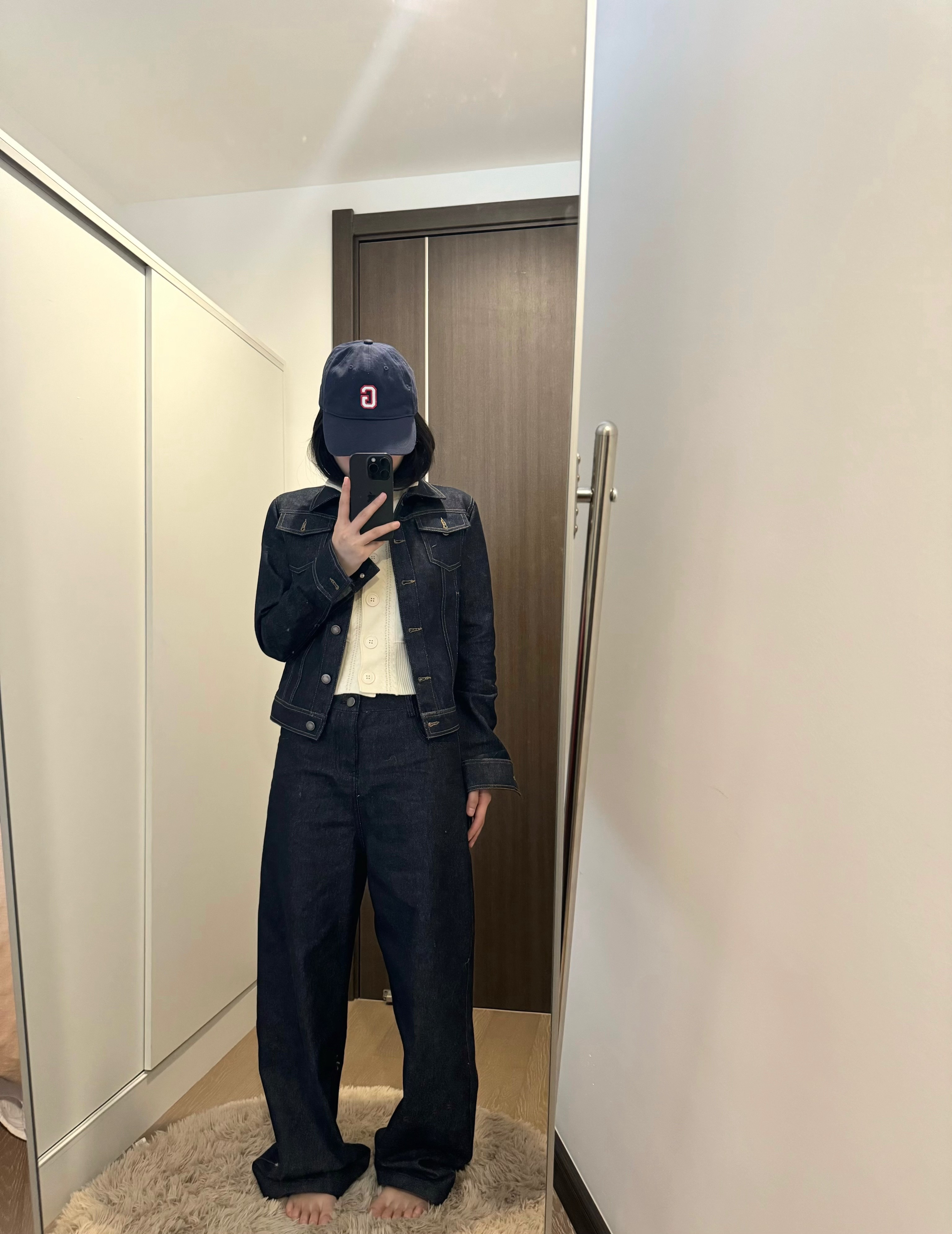 阿姆斯特丹美式复古休闲宽松原色牛仔外套牛仔裤
