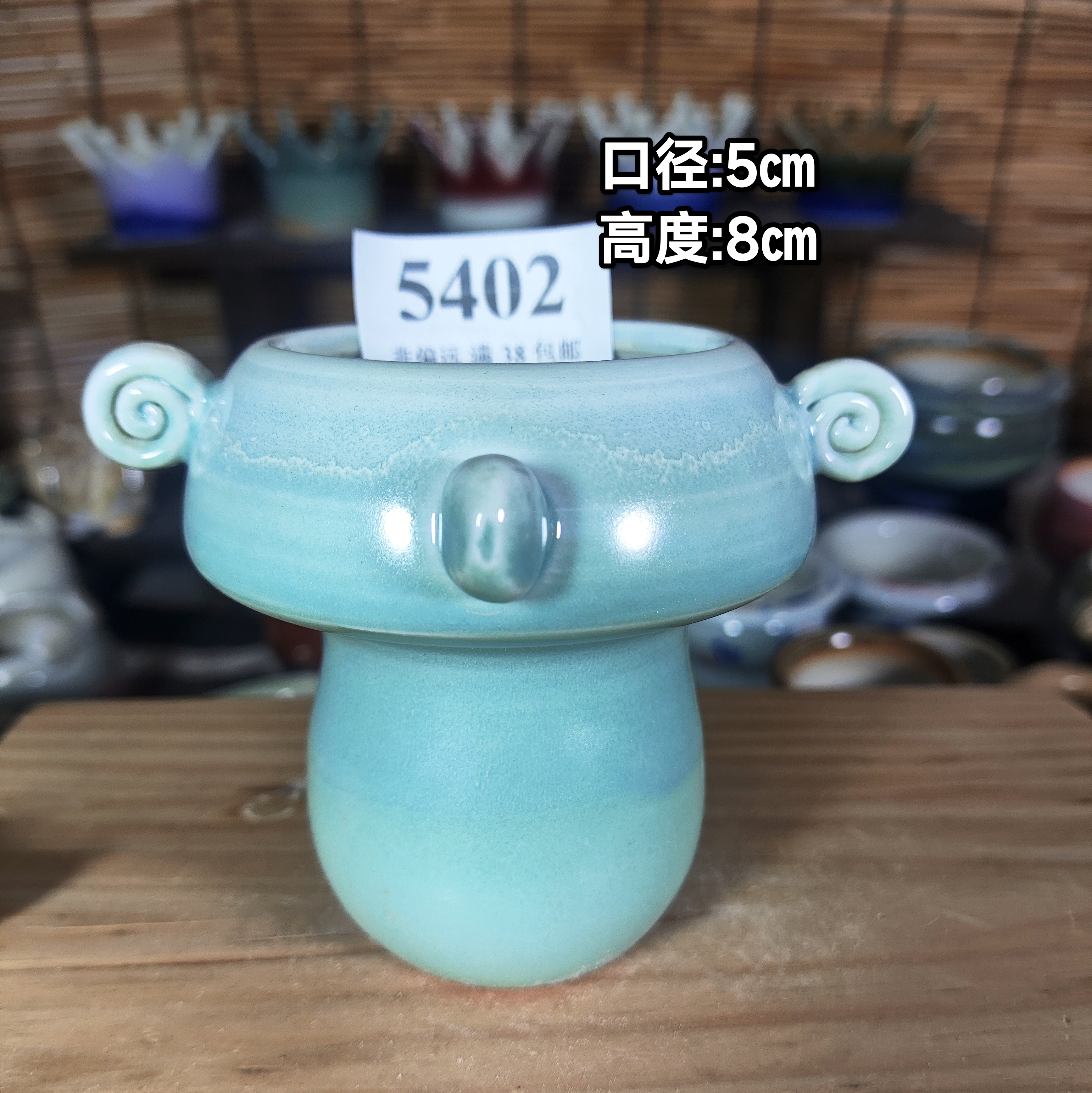 手工创意多肉花盆摆件迷你多肉花盆景德镇纯手工制做