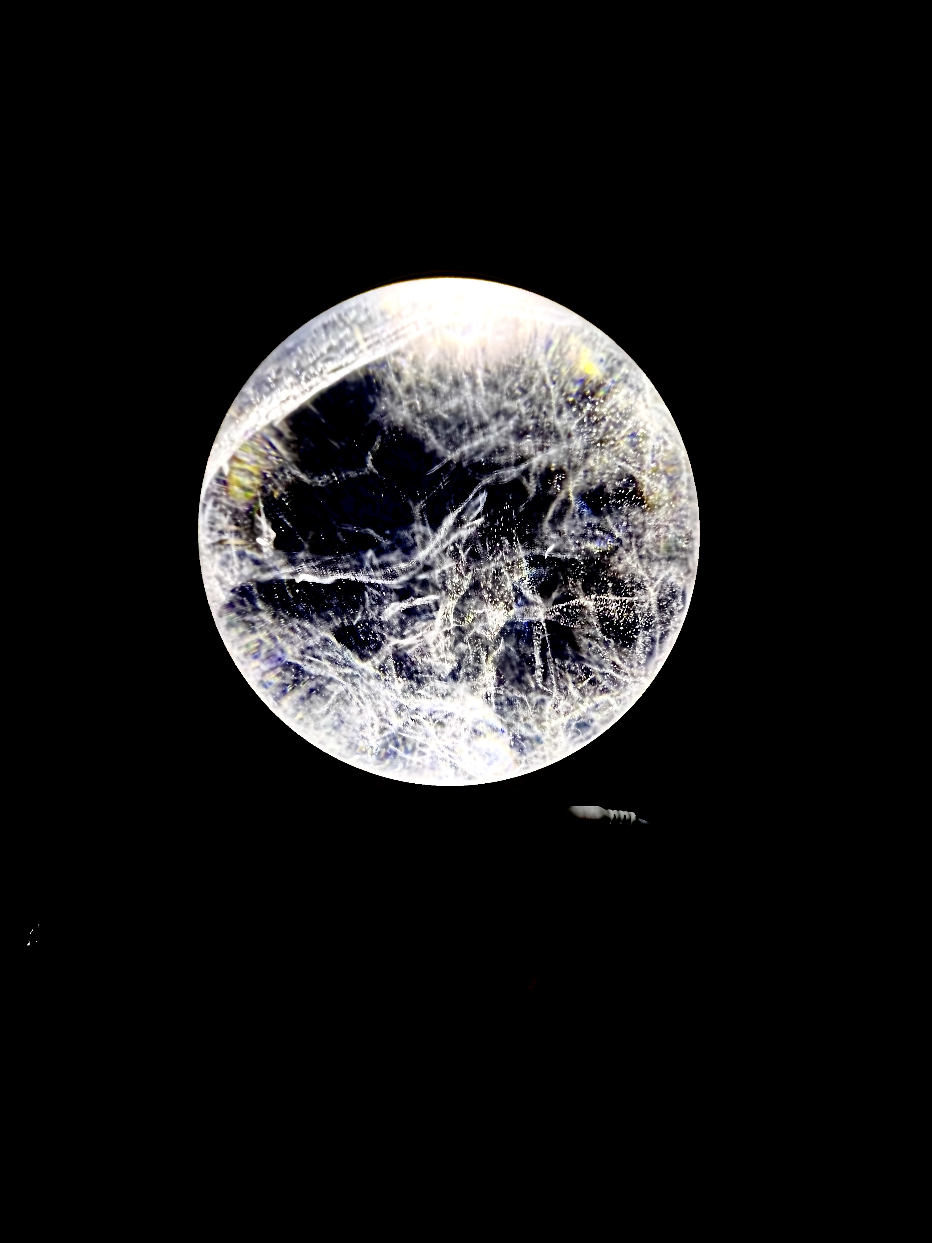 天然水晶球喜马星空意境水晶球摆件珠宝半成品