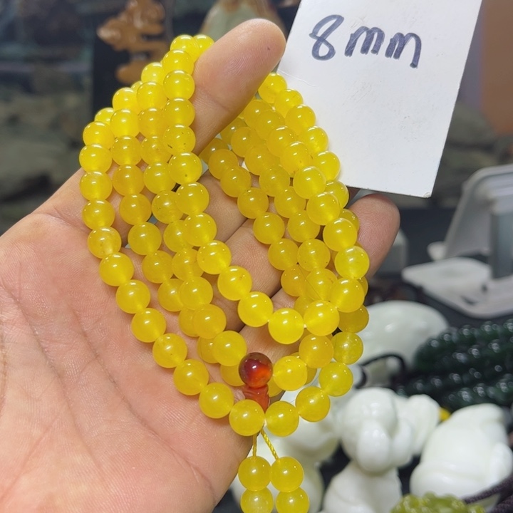 蛇纹石玉项链未镶嵌