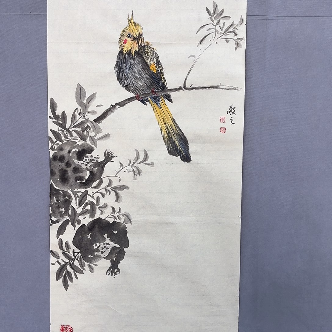 国画中国花鸟画大咖李敬之老师