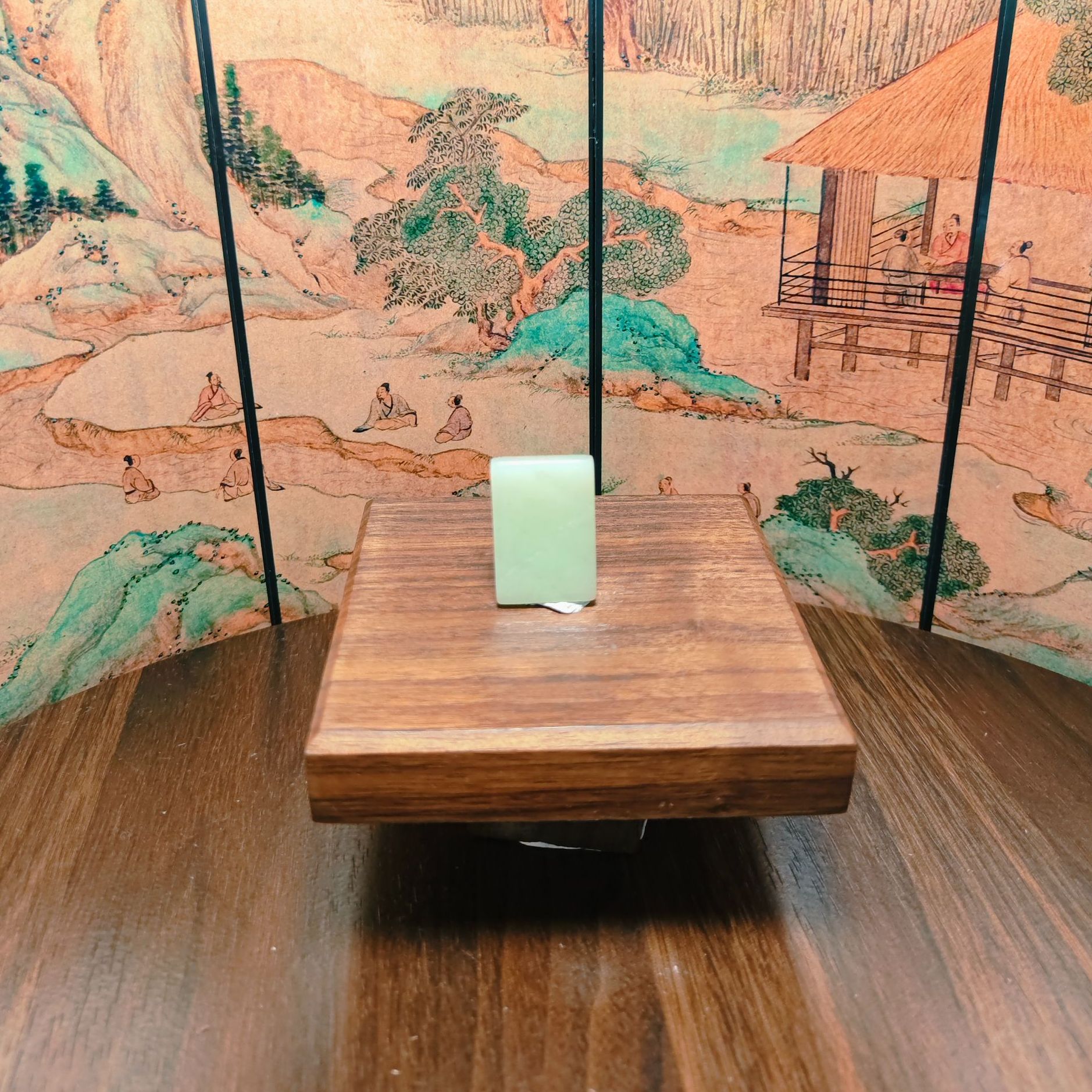 X和田玉无事牌吊坠0705