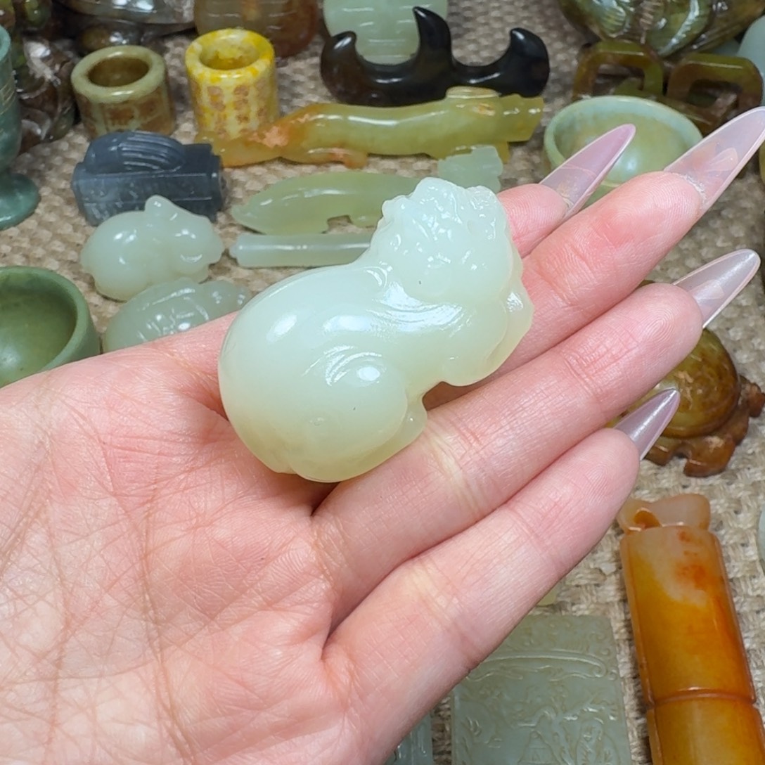 白玉菩提吊坠挂件