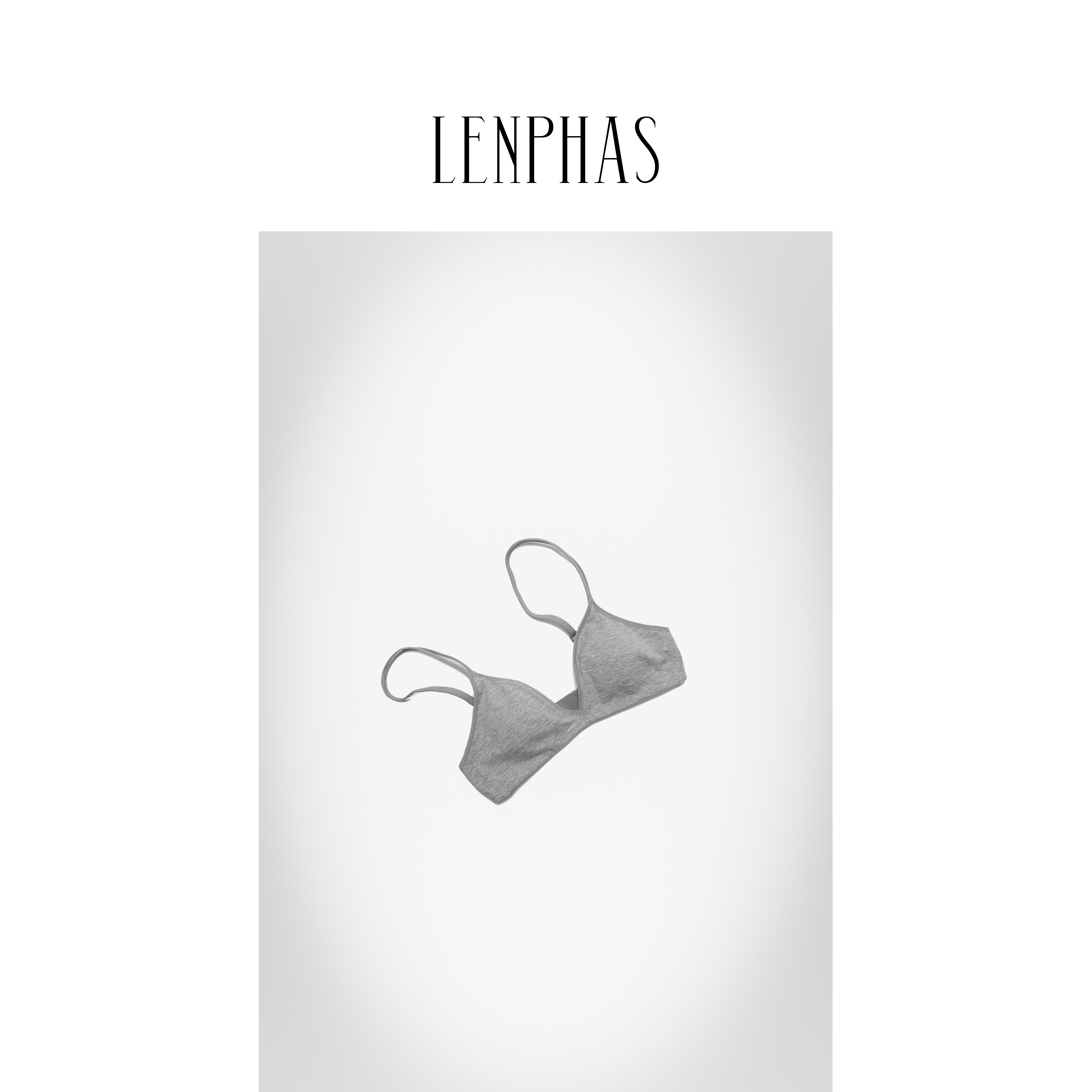 【LENPHAS】舒适纯色双肩带文胸