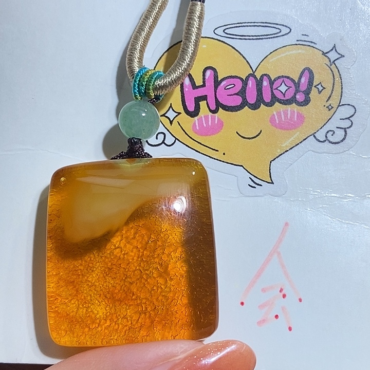 福***禧定制琥珀未镶嵌琥珀蜜蜡
