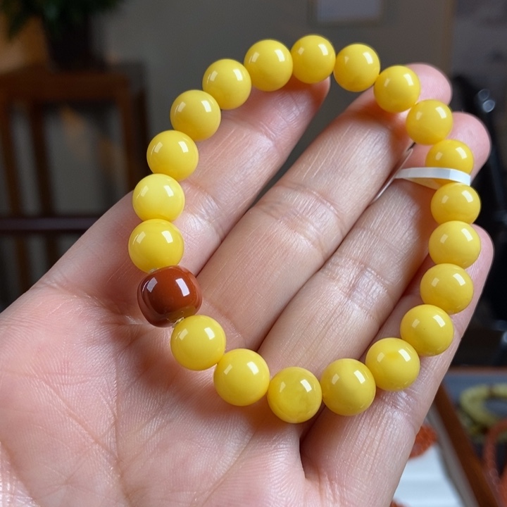 琥珀手链未镶嵌蜜蜡手串9
