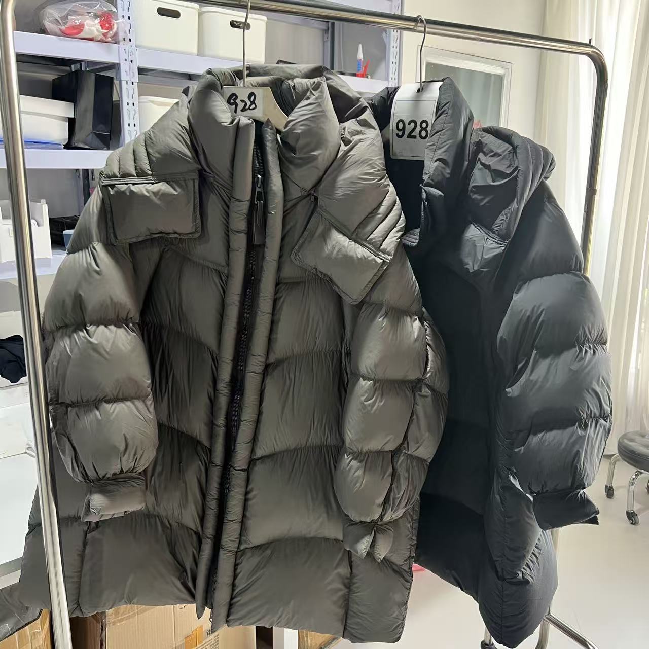 928-1570    走边泡芙A版长款羽绒服