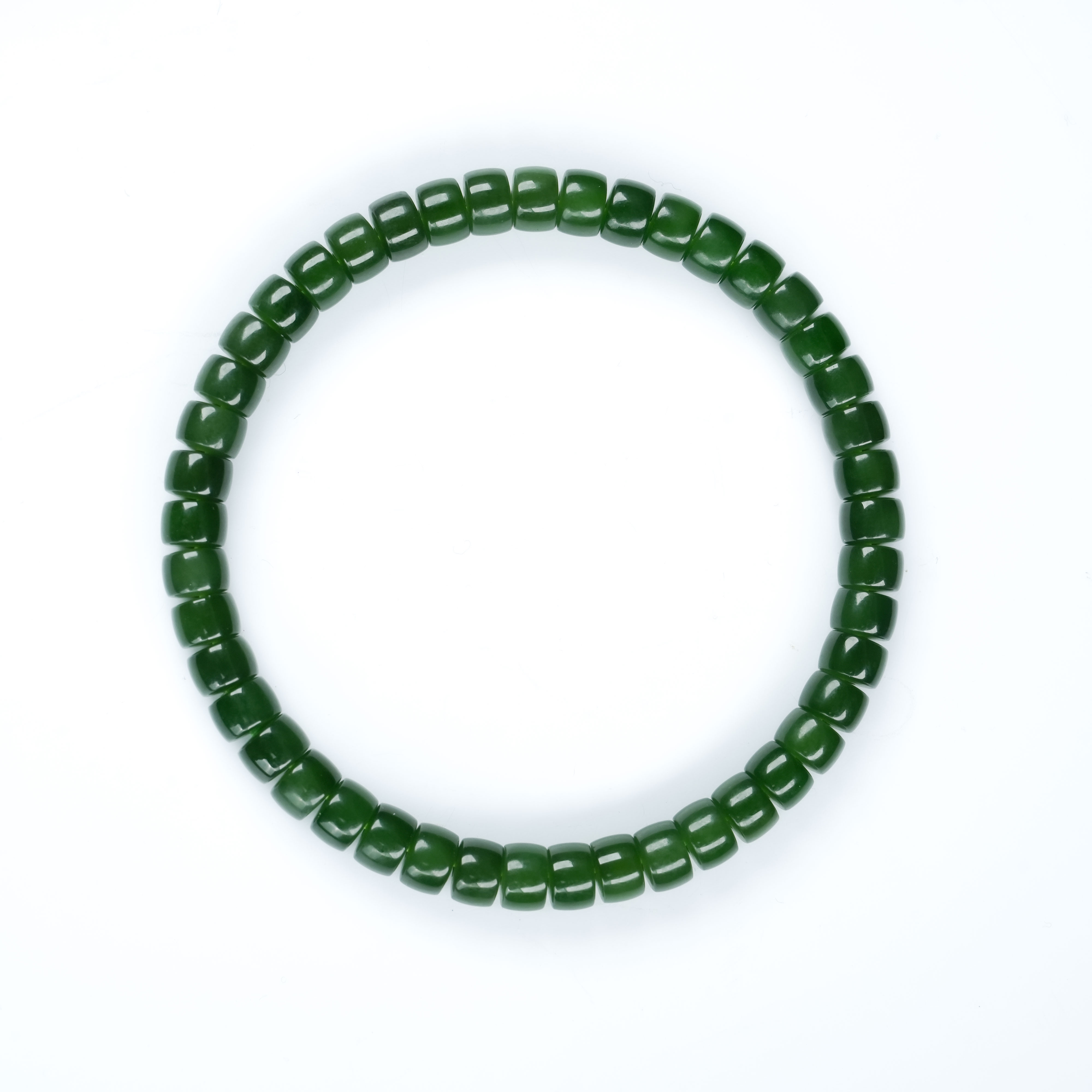 【若雨臣】 碧玉药片微倒角  苹果绿叠带神器