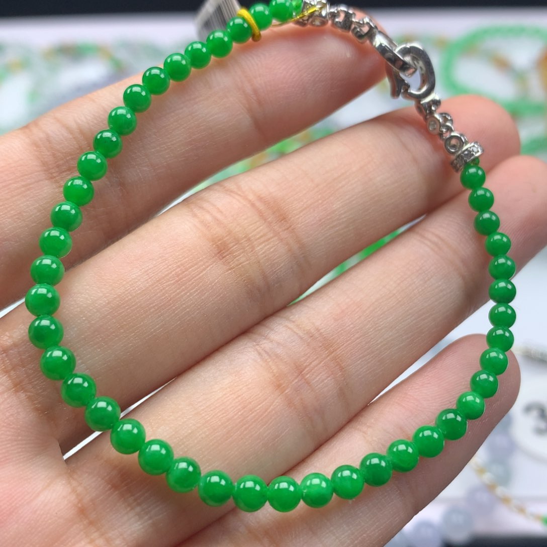 翡翠手链未镶嵌‼️新品‼️