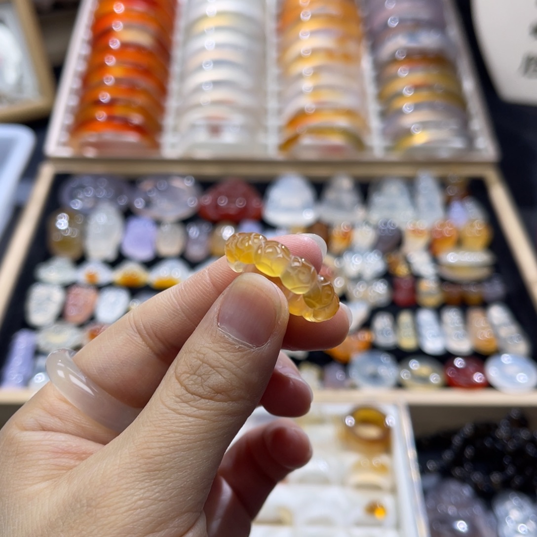 玛瑙/玉髓未镶嵌戒指