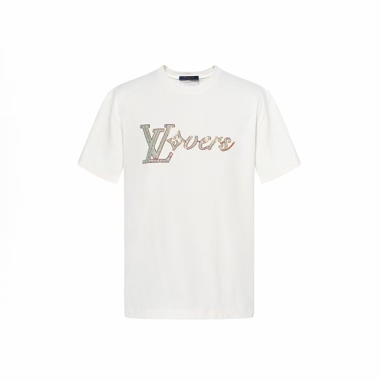 未使用 LouisVuitton/路易威登 24FW刺绣Logo白色短袖
