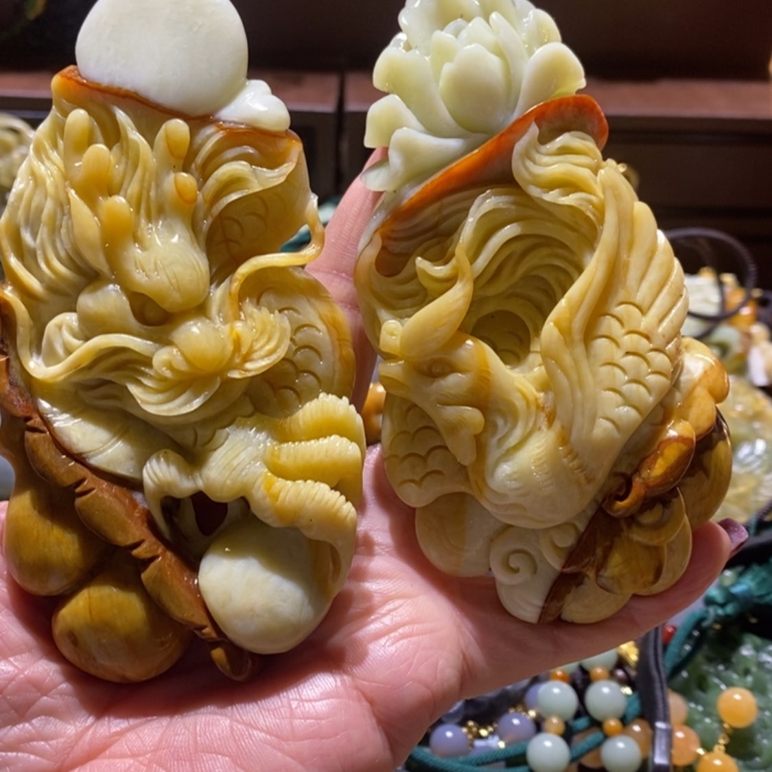 【闪购商品】岫玉毛衣链未镶嵌快**哥