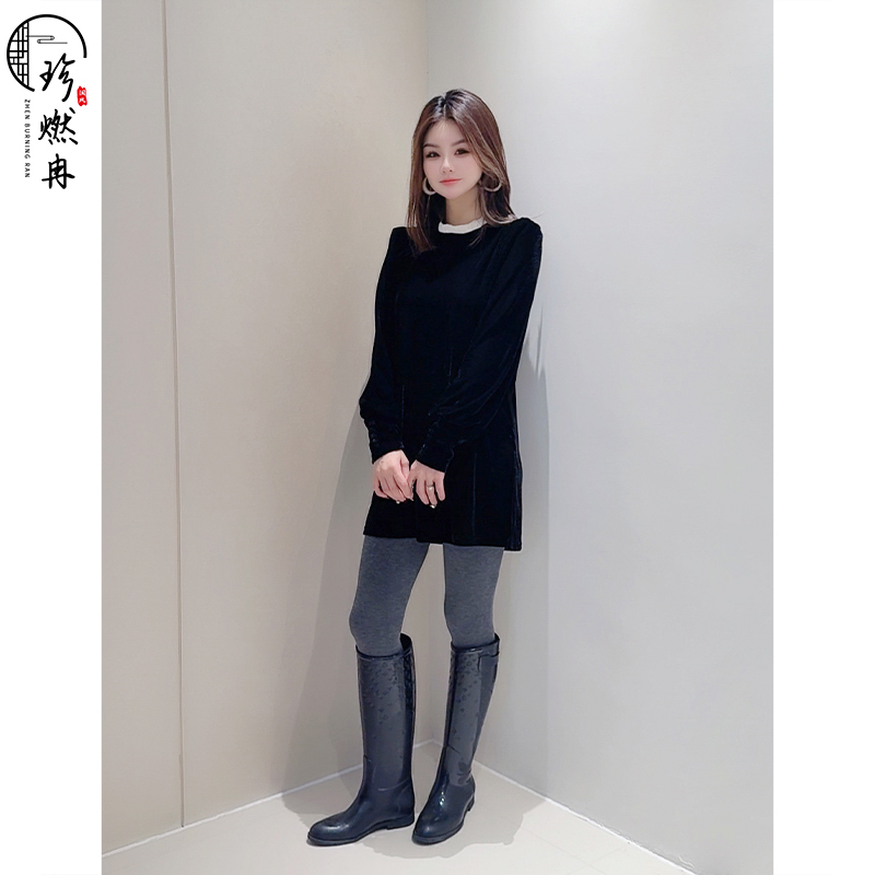 【珍珍女装】【小香风长衫】显瘦减龄时尚大气新中式国风裙子Q-61510