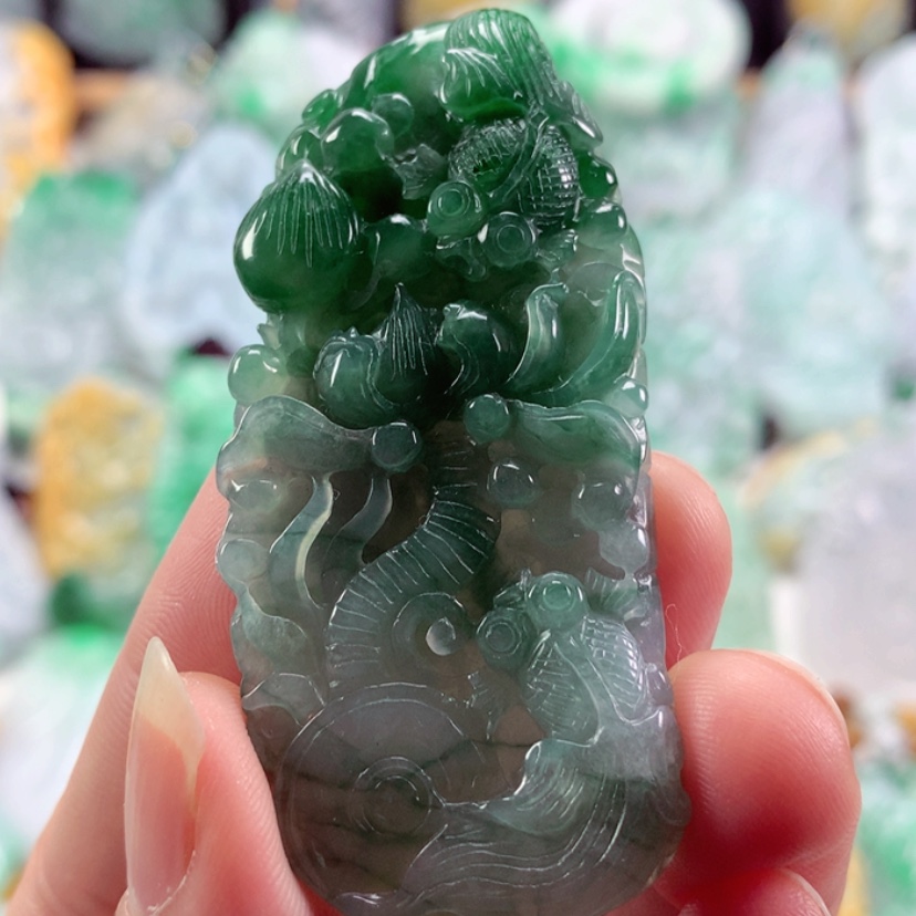 【闪购商品】翡翠吊坠(不含链)未镶嵌