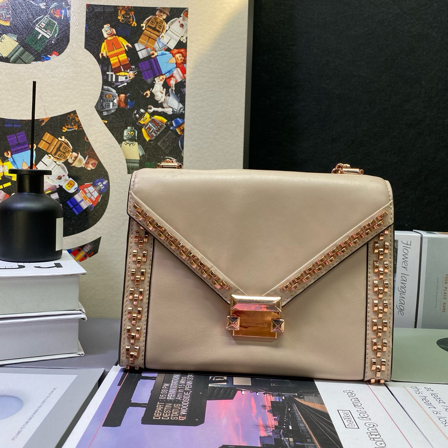 95新 MICHAEL KORS/迈克高仕 22752斜挎包23*17