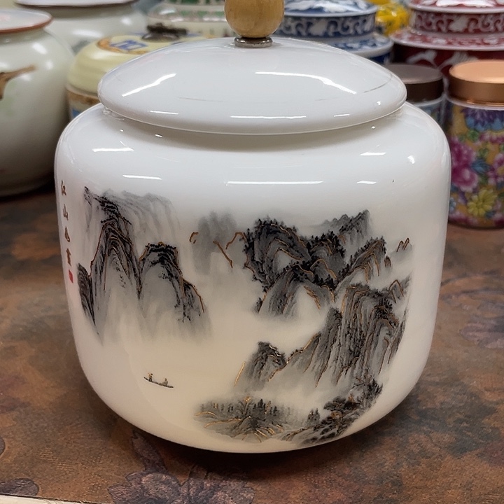 陶瓷罐茶叶罐密封罐储物罐