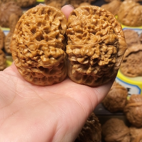 吊坠文玩核桃观**媒官帽54