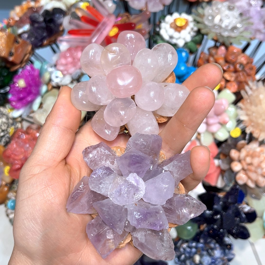 用***8松塔干花永生花摆件