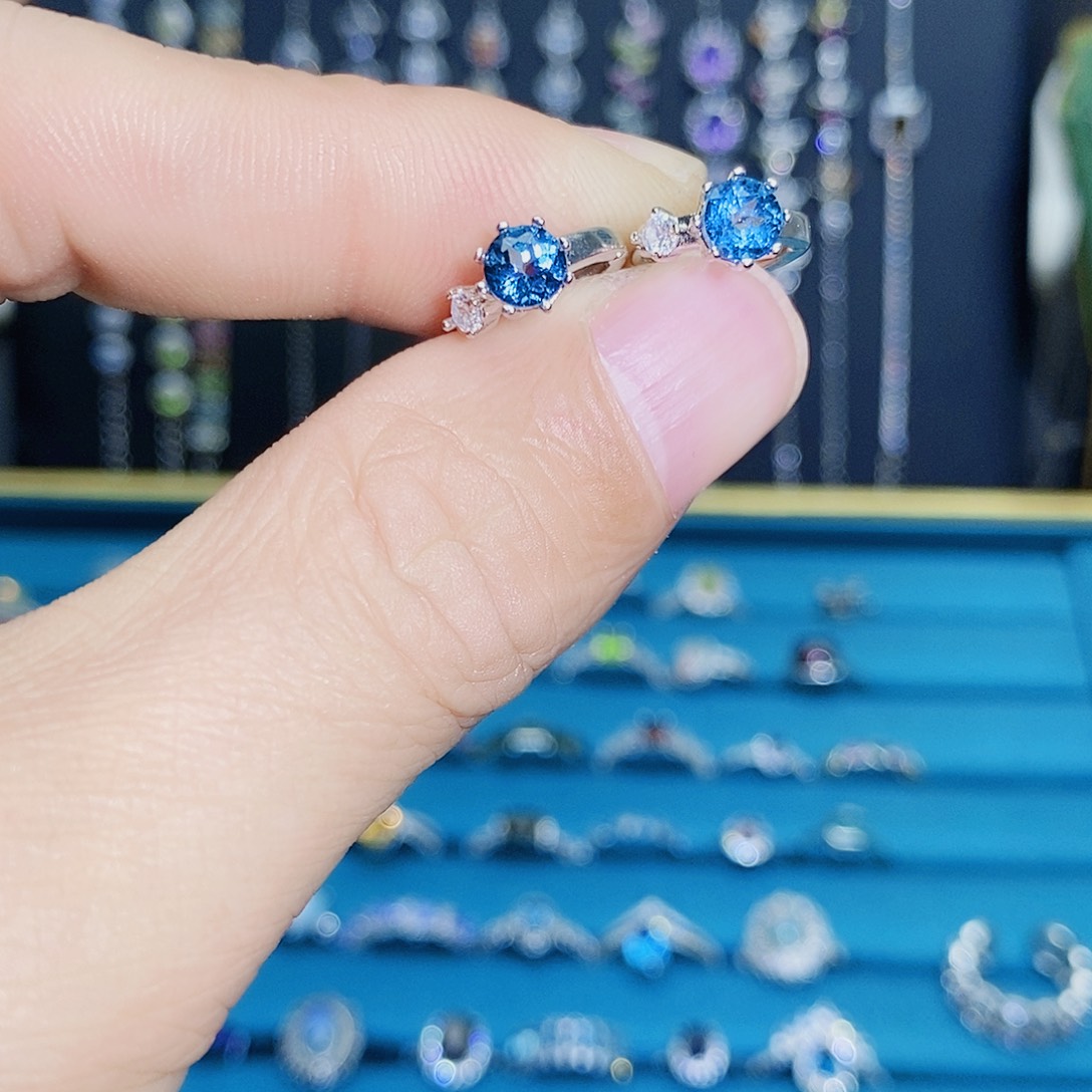 紫晶珠宝半成品未镶嵌