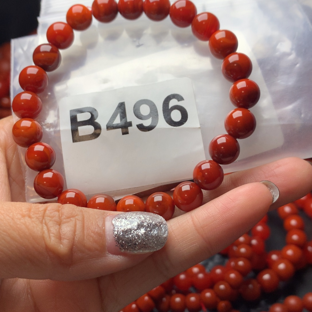 猪***猪南红玛瑙未镶嵌手链