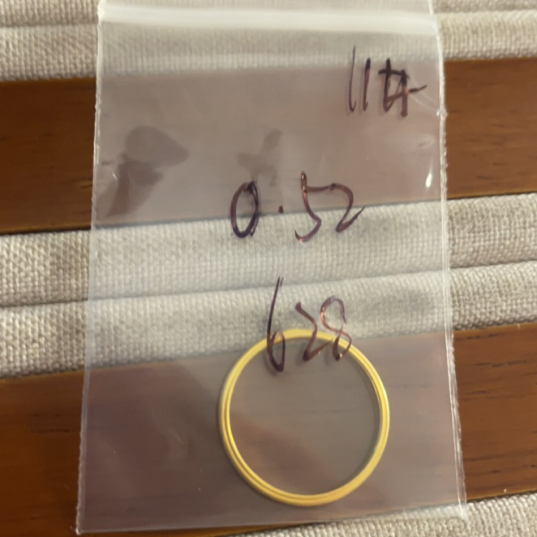 克重0.52 11号 三生三世戒指 足金999