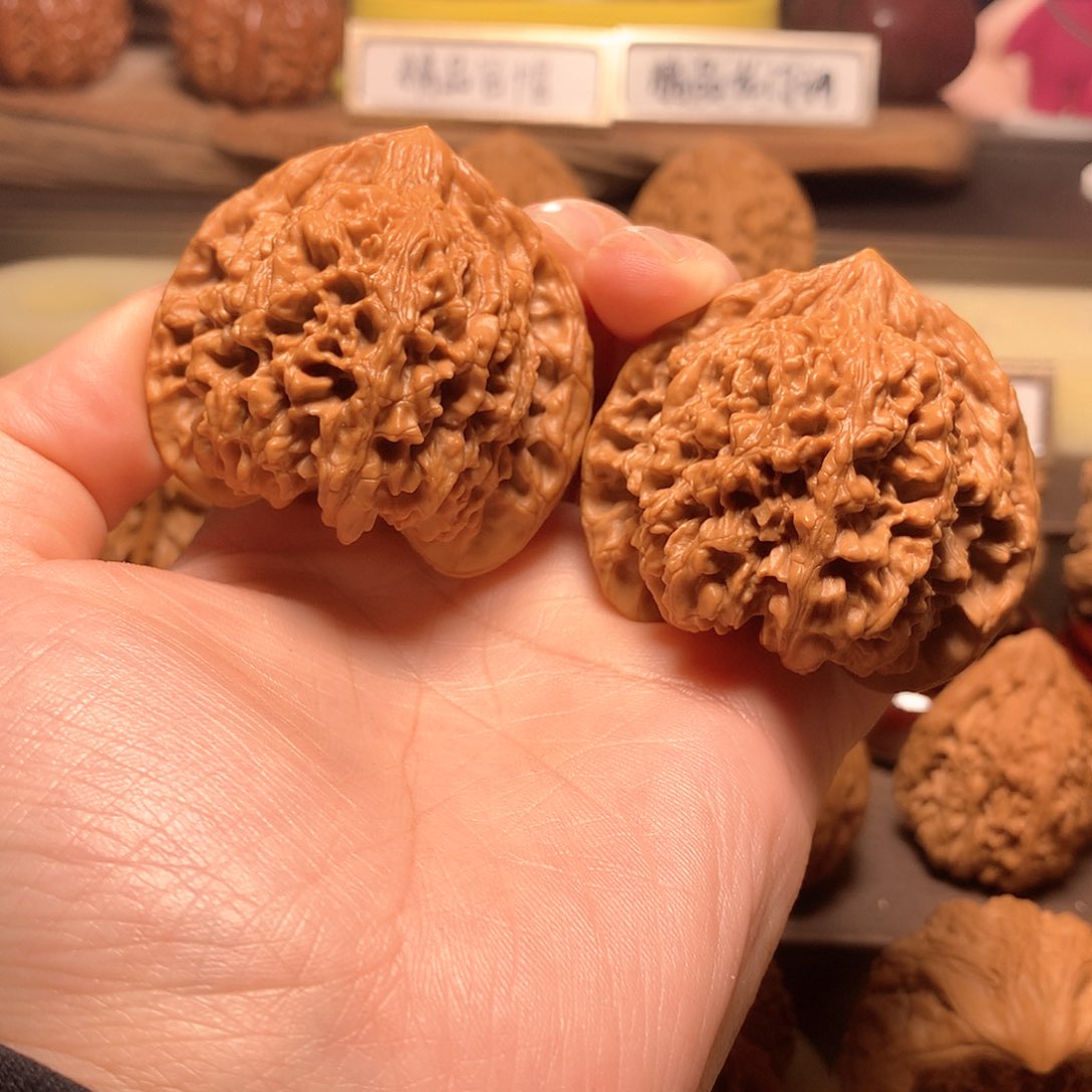 文玩核桃吊坠玖***叁满天星48