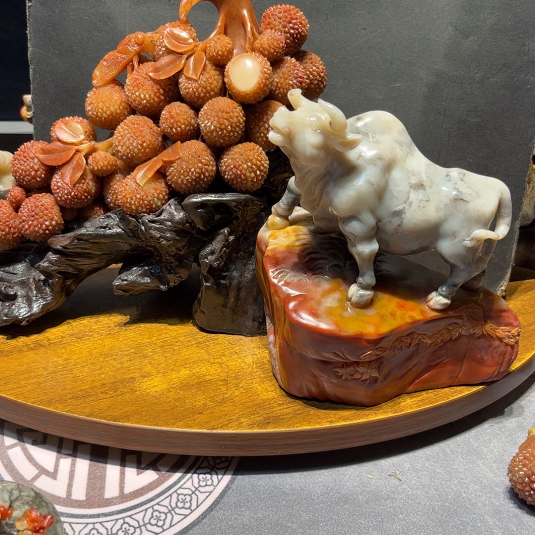 蓝***天寿山石寿山石雕艺术品