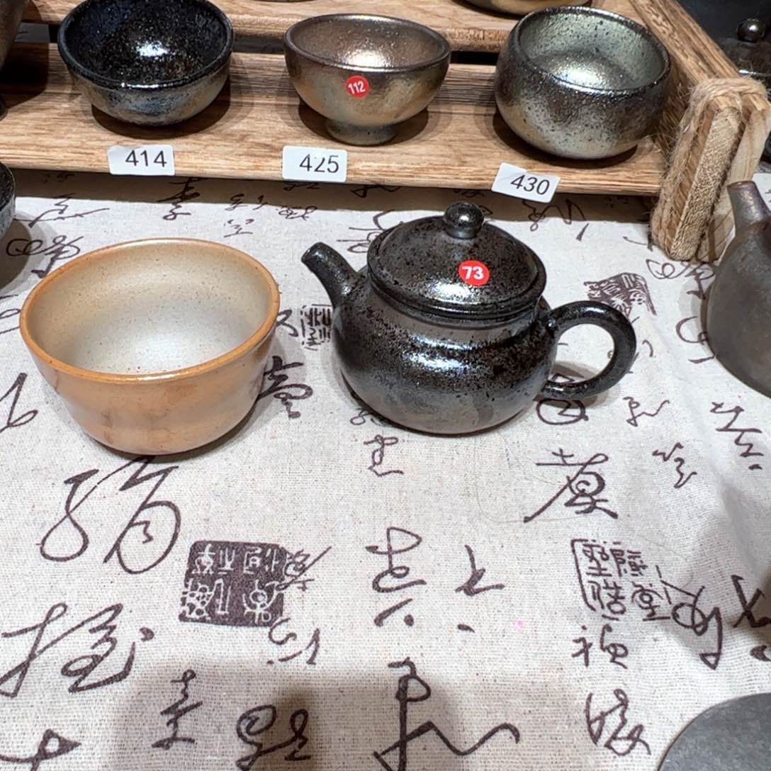 壶正*建水紫陶紫泥柴烧壶