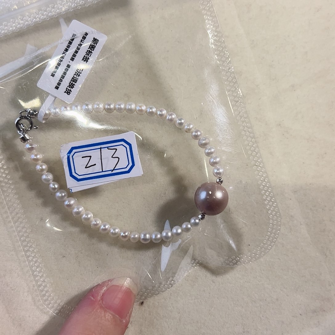 淡水珍珠耳饰未镶嵌蜜*