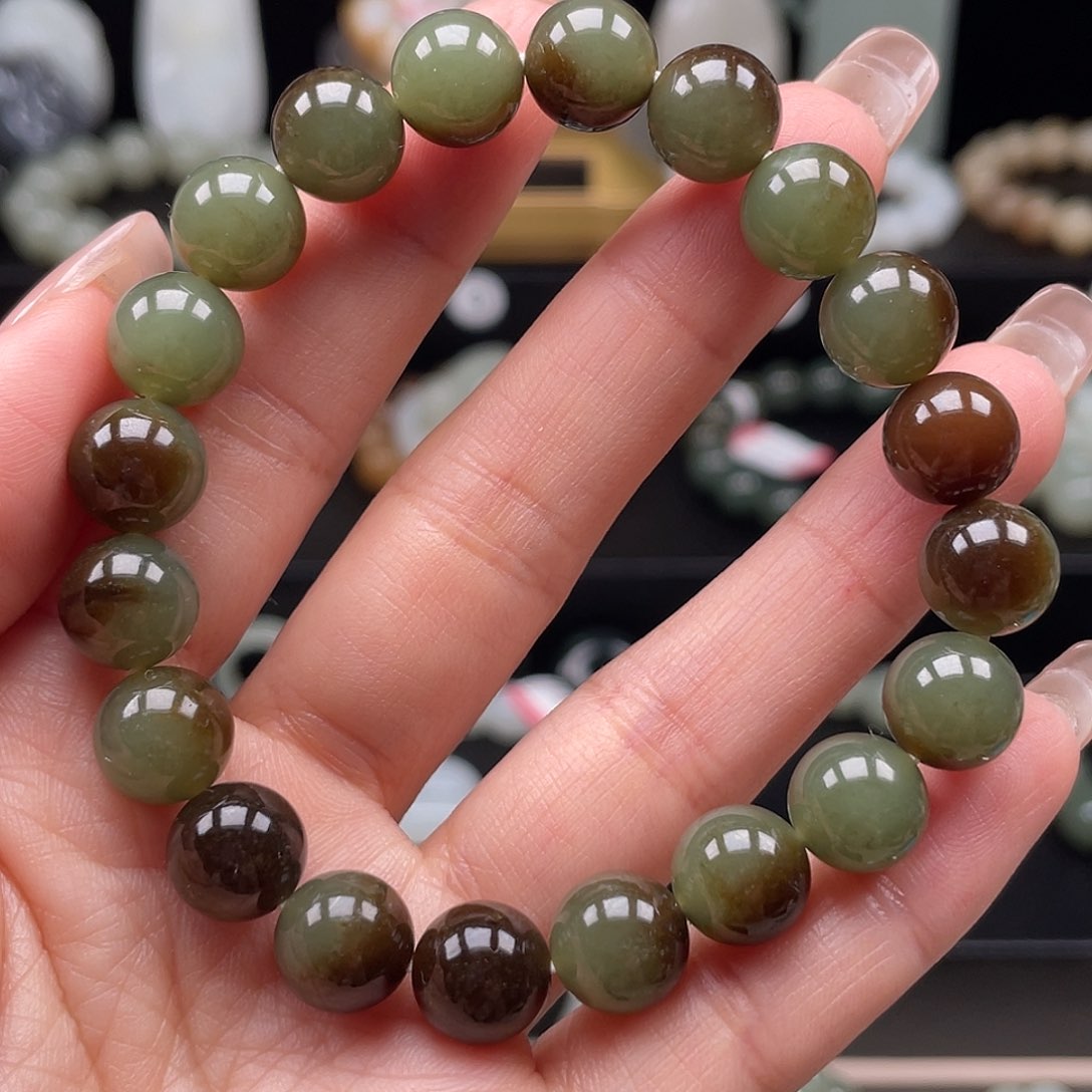 和田玉手串未镶嵌