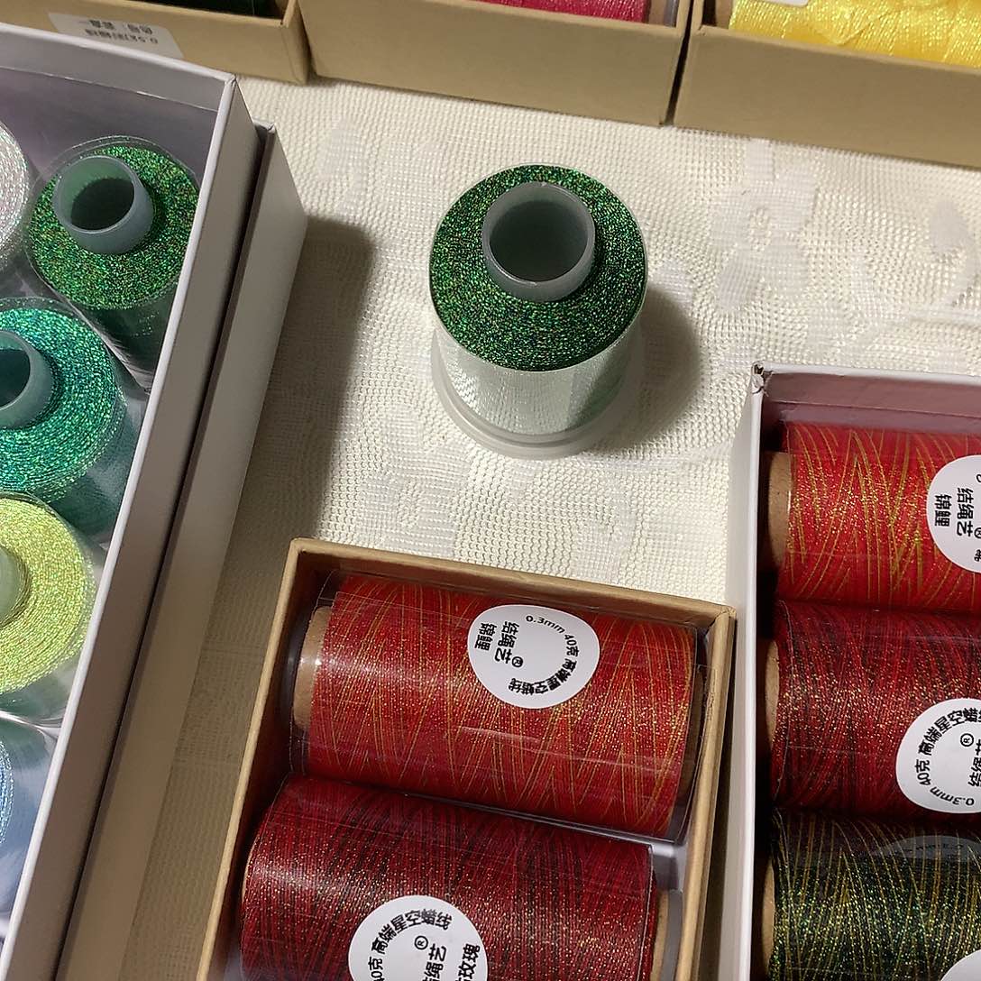 顺****棉6股幻彩荷叶绿2卷40号