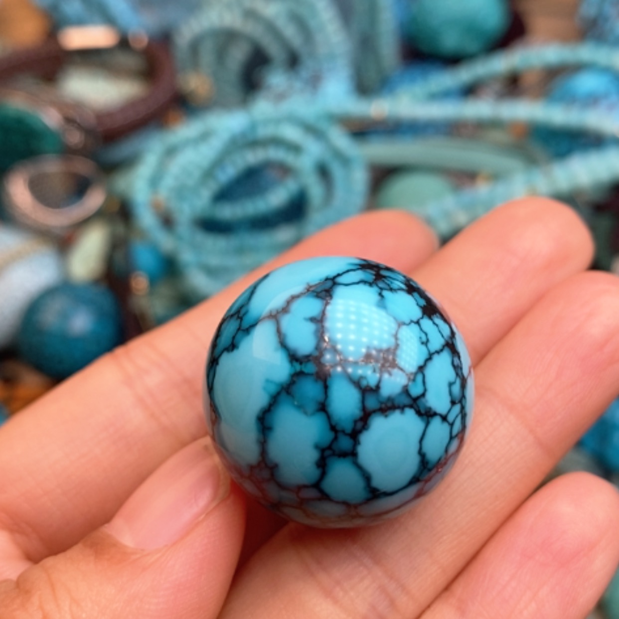 【闪购商品】绿松石珠宝半成品未镶嵌