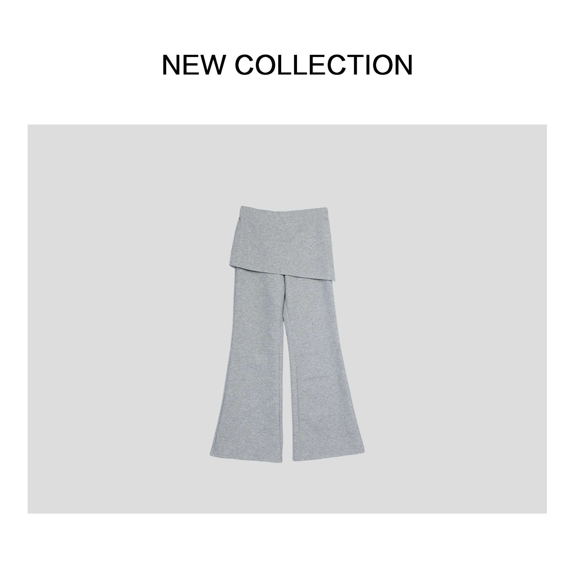 【小依专享】新款时尚气质微喇裤K1518011B-8011长裤纯色高腰女装