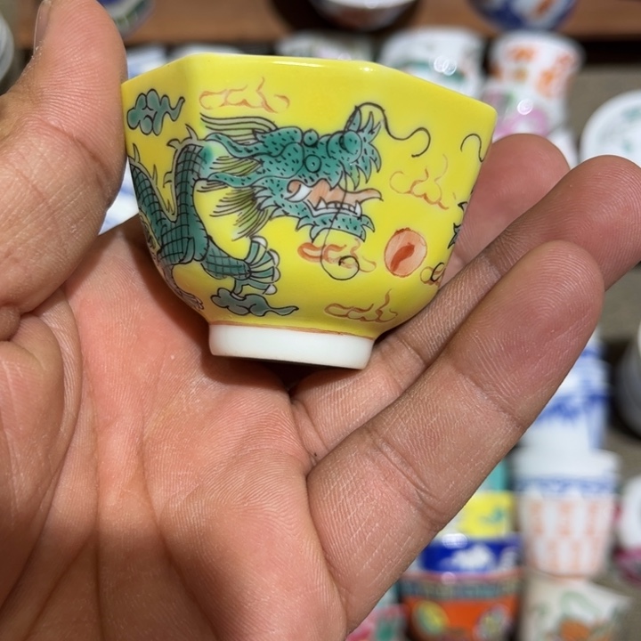 纯手绘精品盖碗杯