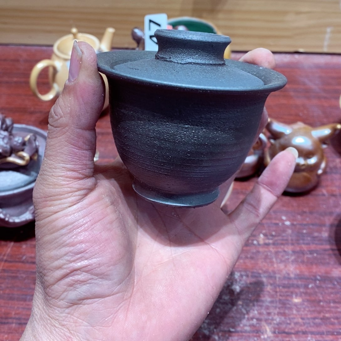 柴烧茶具套套杯子瑕疵