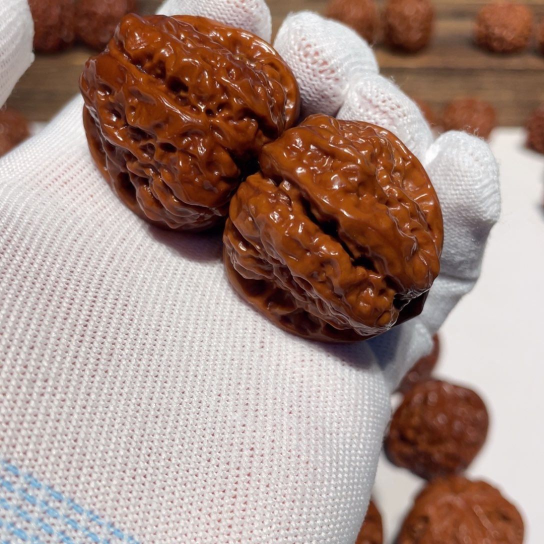 连***羽吊坠文玩核桃蛤蟆头色差07. #00#WY