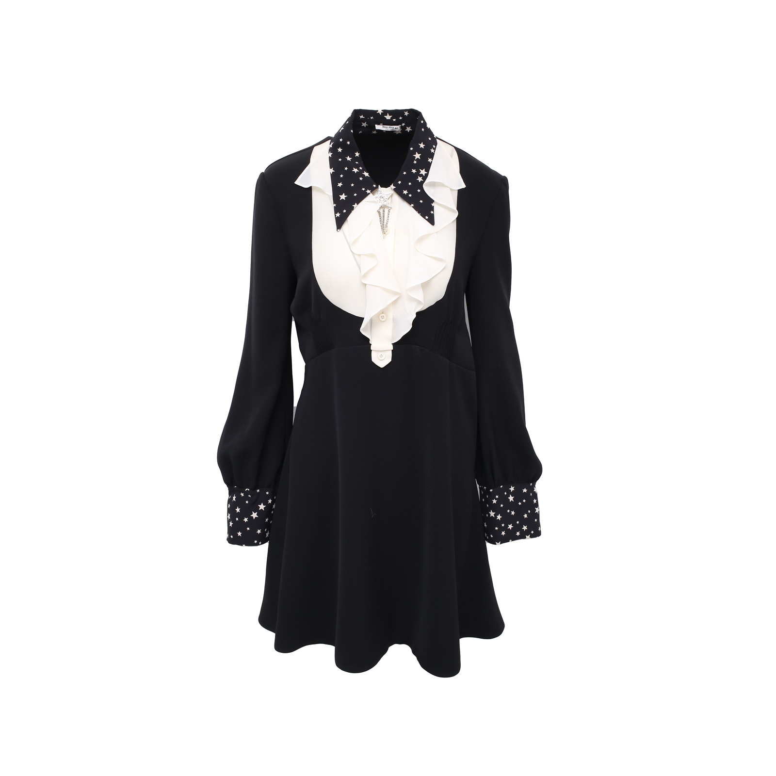99新 MIU MIU/缪缪  黑色 桑蚕丝 尼龙 连衣裙 44码 P215969877
