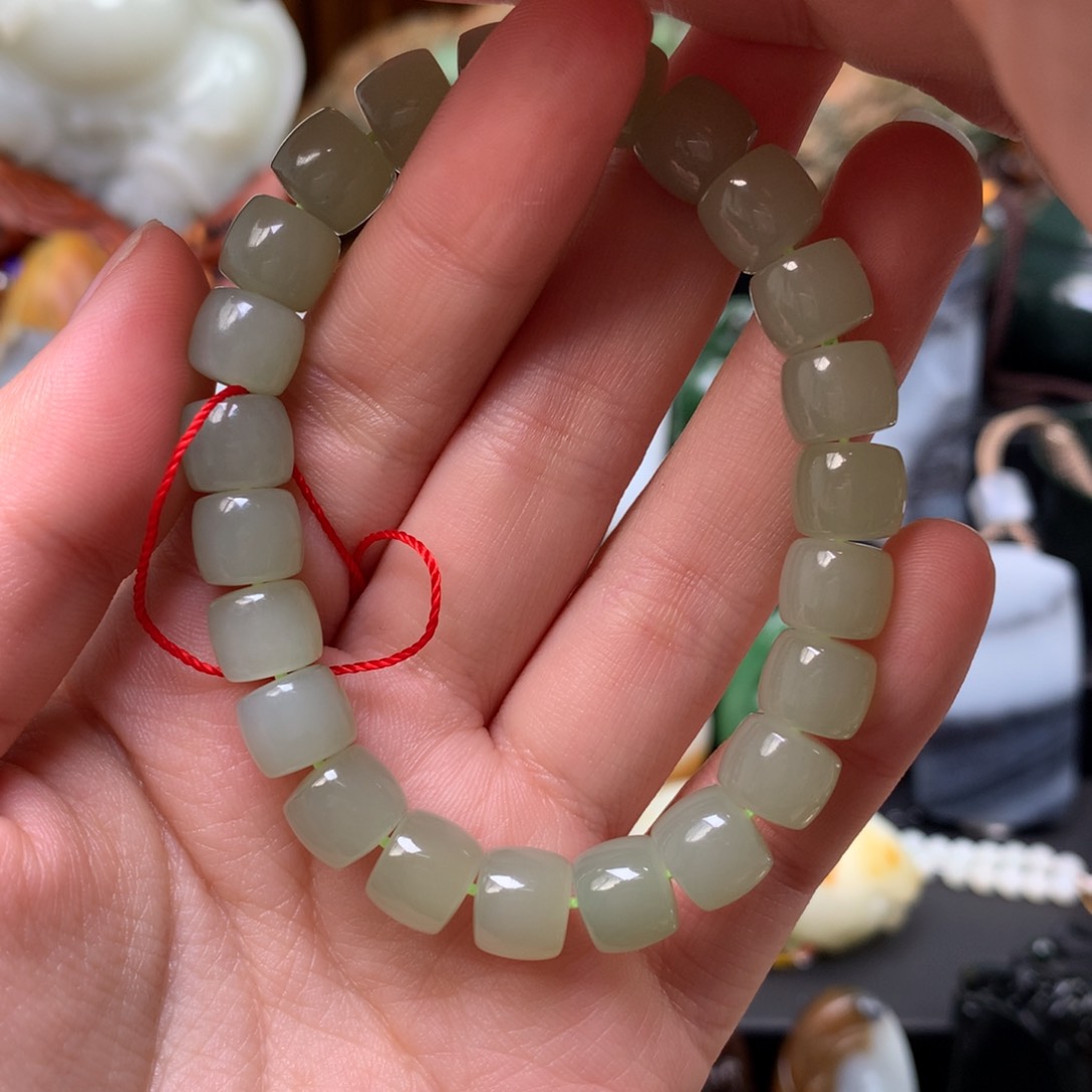 和田玉手串未镶嵌