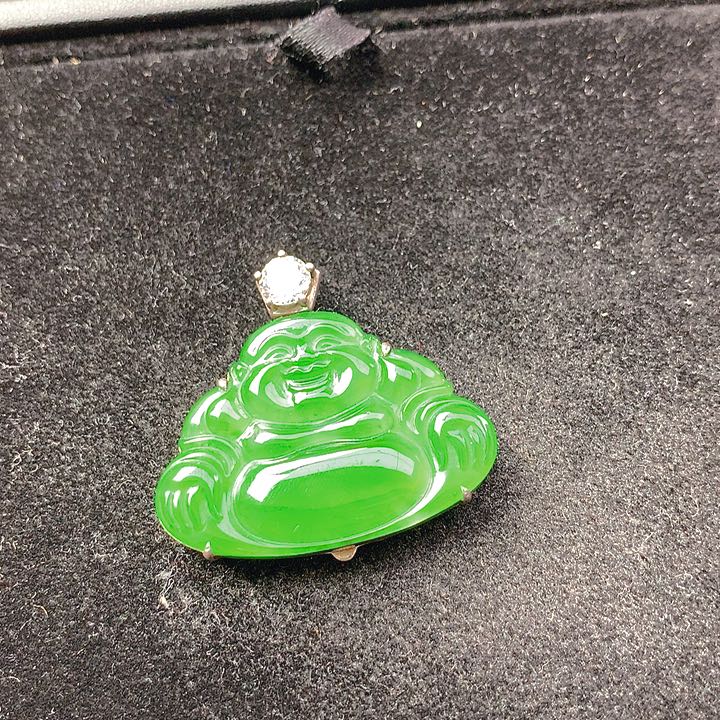 【闪购商品】翡翠银S925镶嵌颈饰翡翠