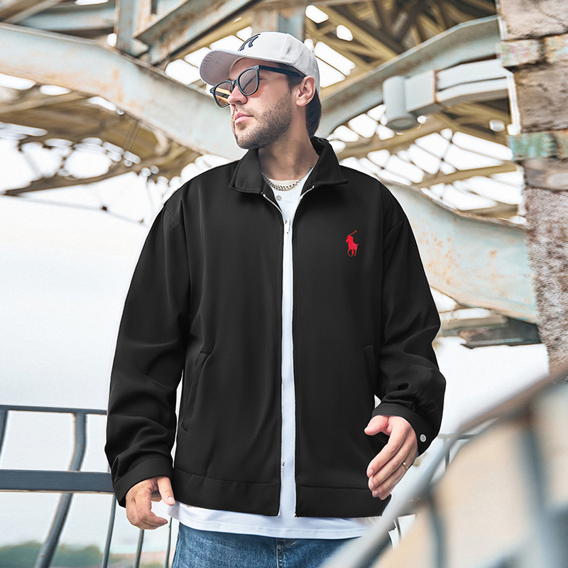 【大码300斤可穿奢品-商务夹克秋冬】JK2102新款冲锋休闲翻领外套