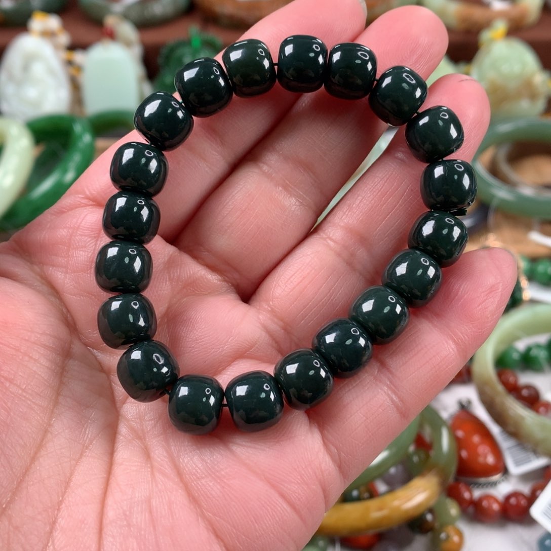 和田玉手链未镶嵌