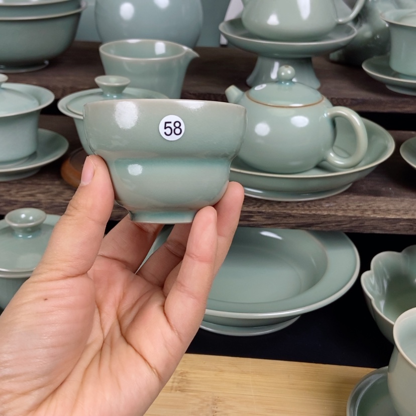 【闪购商品】佛首杯原矿仿古青绿