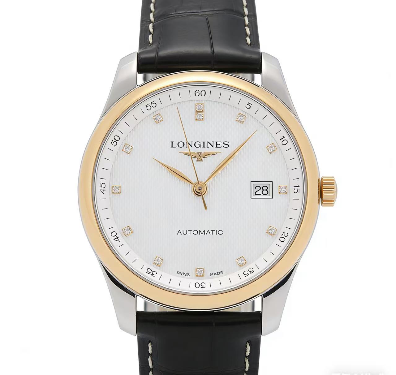 99新 Longines/浪琴 L2.793.5.97.7/名匠间金款钻刻/40表径后配扣