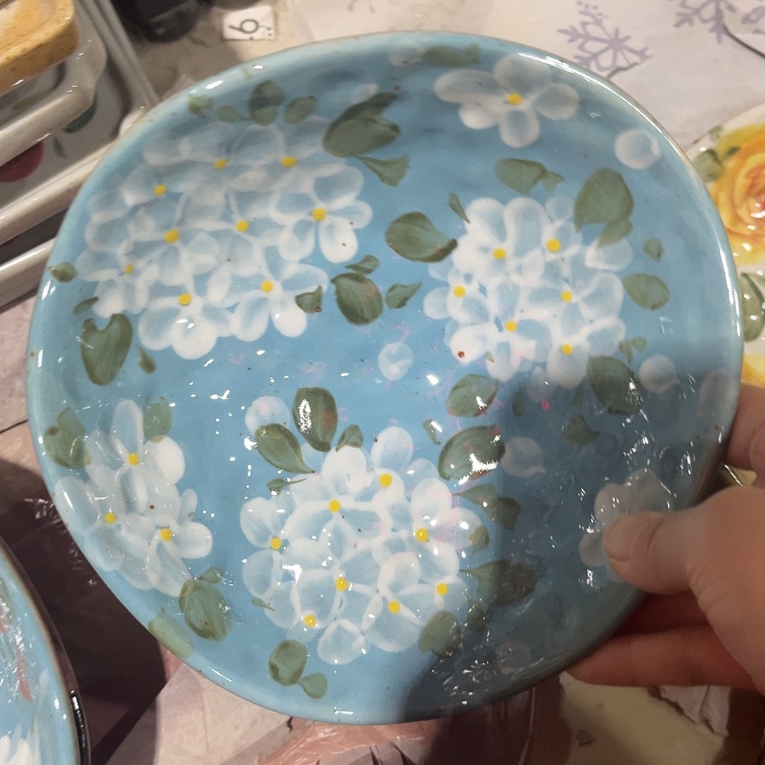 陶泥景德镇手工手绘高温釉下彩