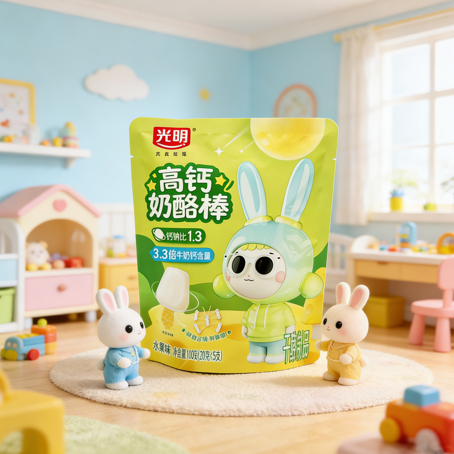 【阿杰自营】直播】26年2月12到期】光明高钙奶酪棒100g