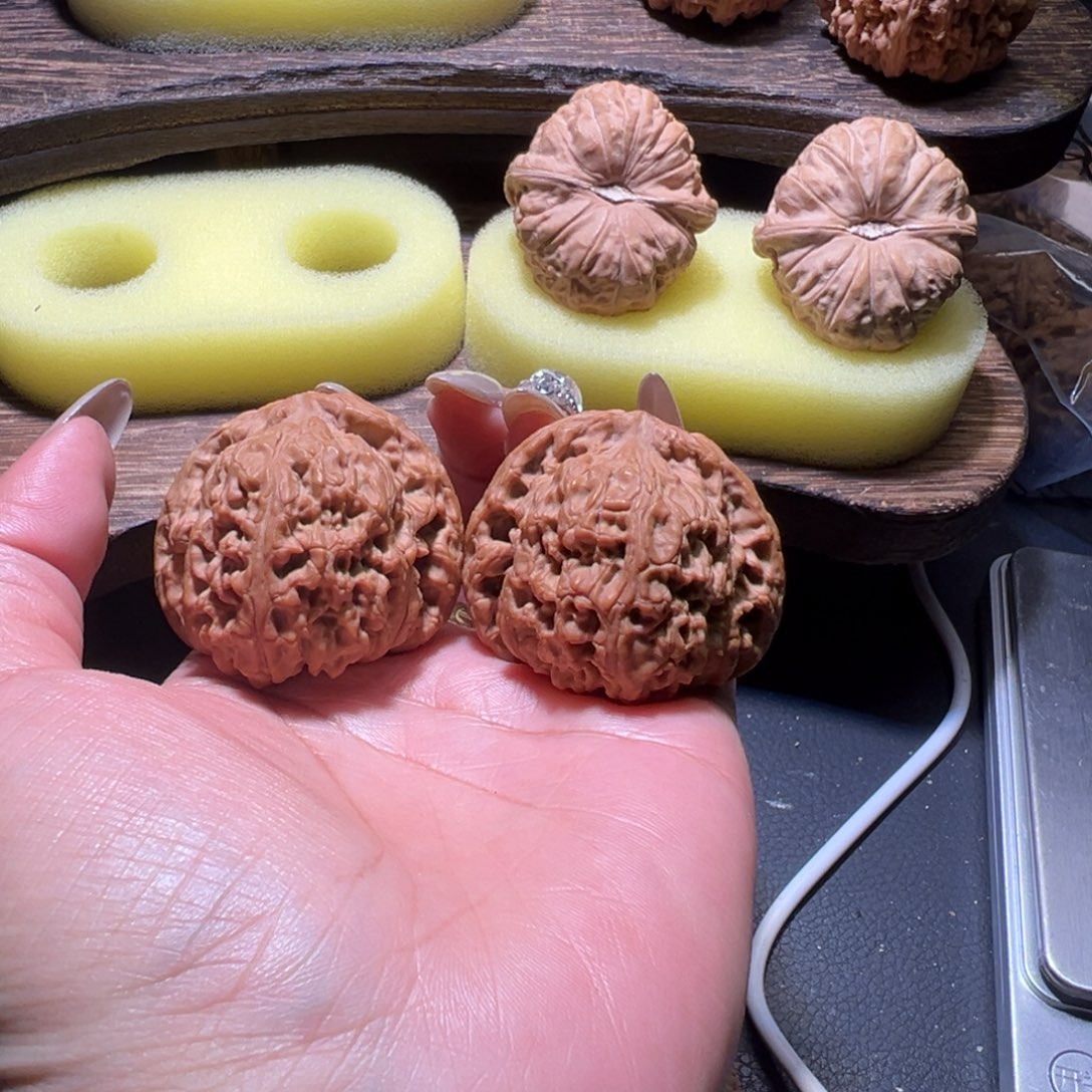 今***夜吊坠文玩核桃南疆石43