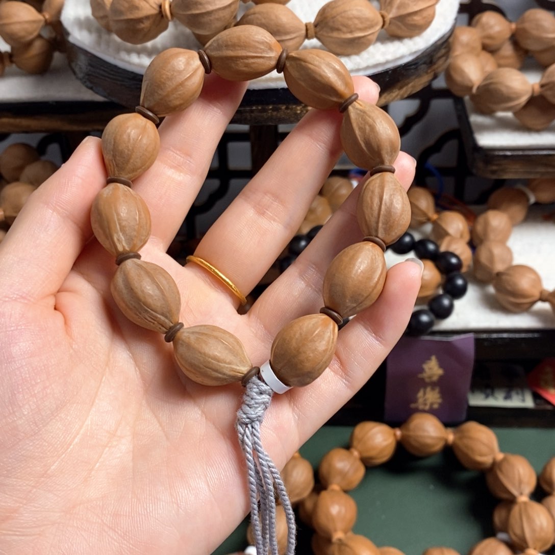橄榄核手串/手链梅林老树油核14/20左右