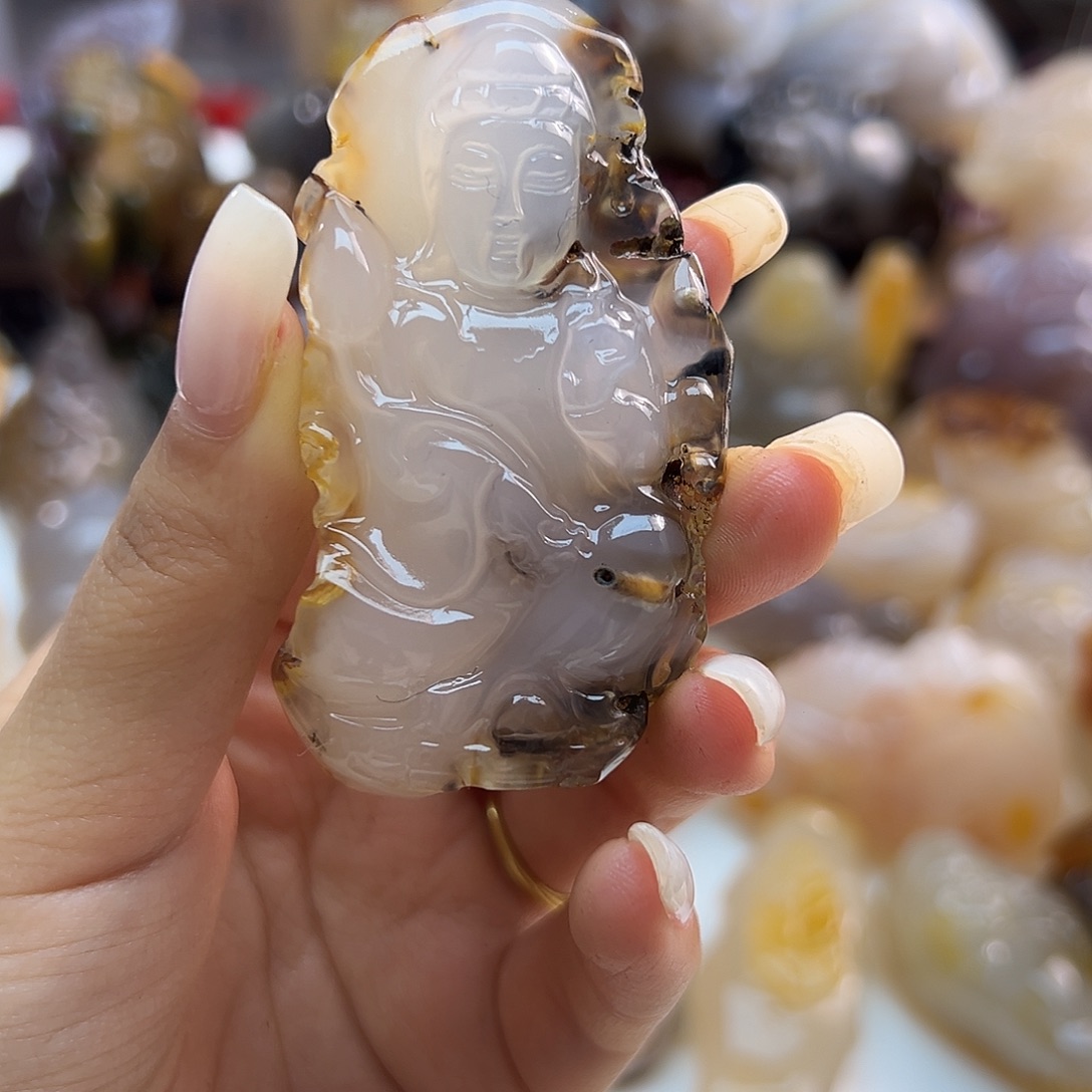 玛瑙/玉髓未镶嵌颈饰